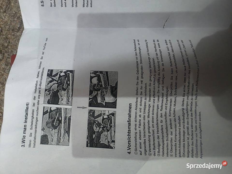 Zestaw 4 rolek do paleciaka 80x70 mm poliuretan Sandomierz