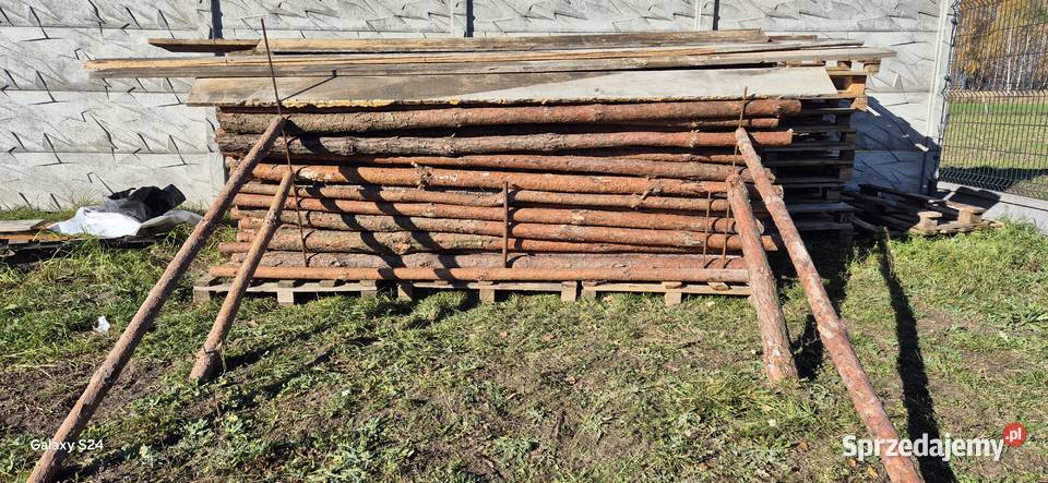 Stemple budowlane blaty szalunki rygi 285 180 Marzenin