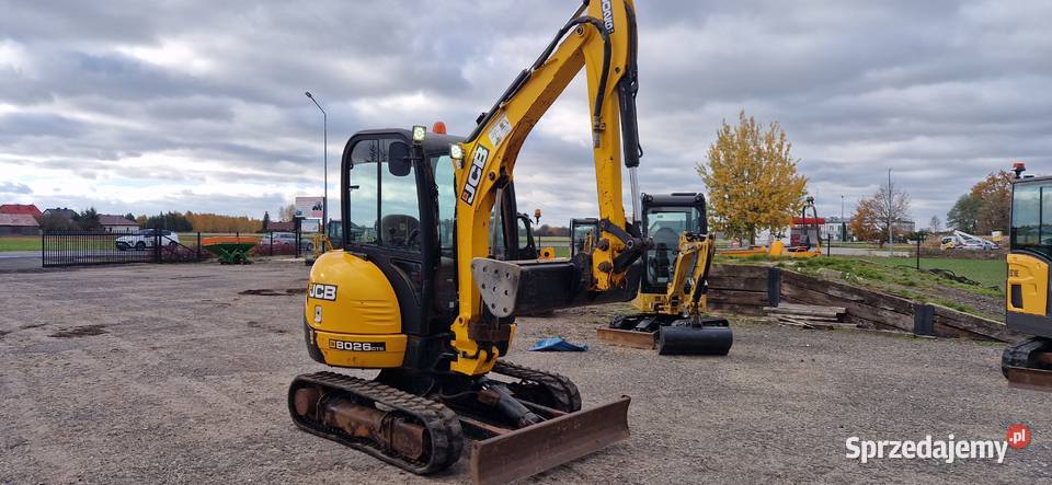 Minikoparka JCB 8026 cts 2018r 3300mtg Ryżki