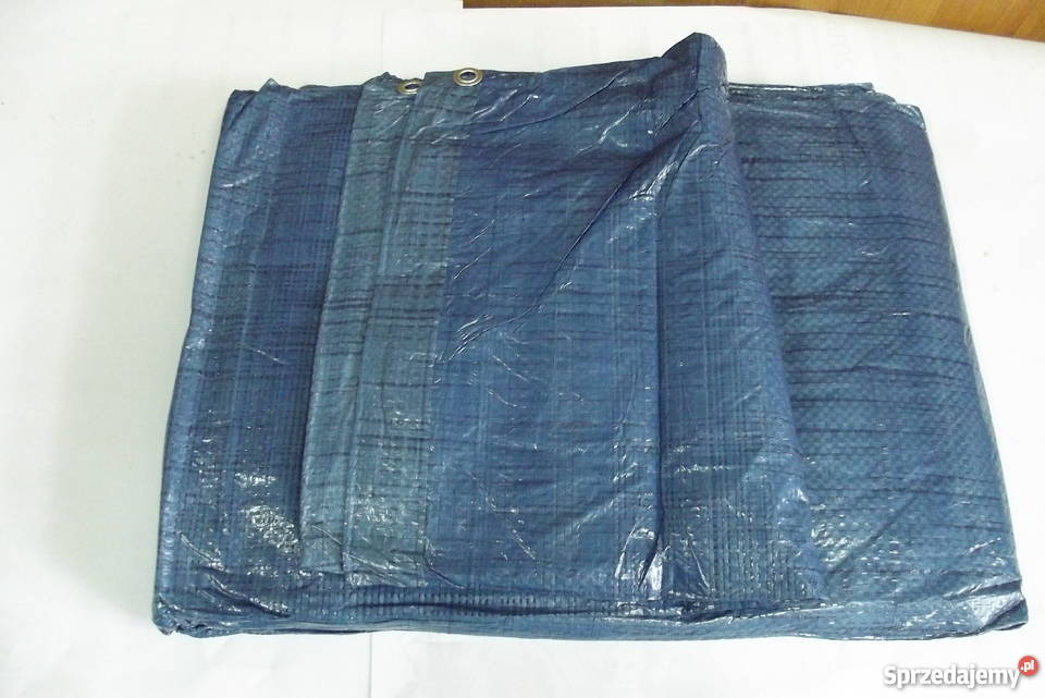PLANDEKA POLIETYLENOWA 5x 8m METALOWE OKUCIE lubelskie Parczew