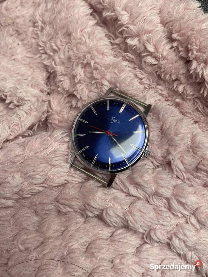 Tarcza unikalnego radzieckiego zegarka LUCH Męskie Gliwice