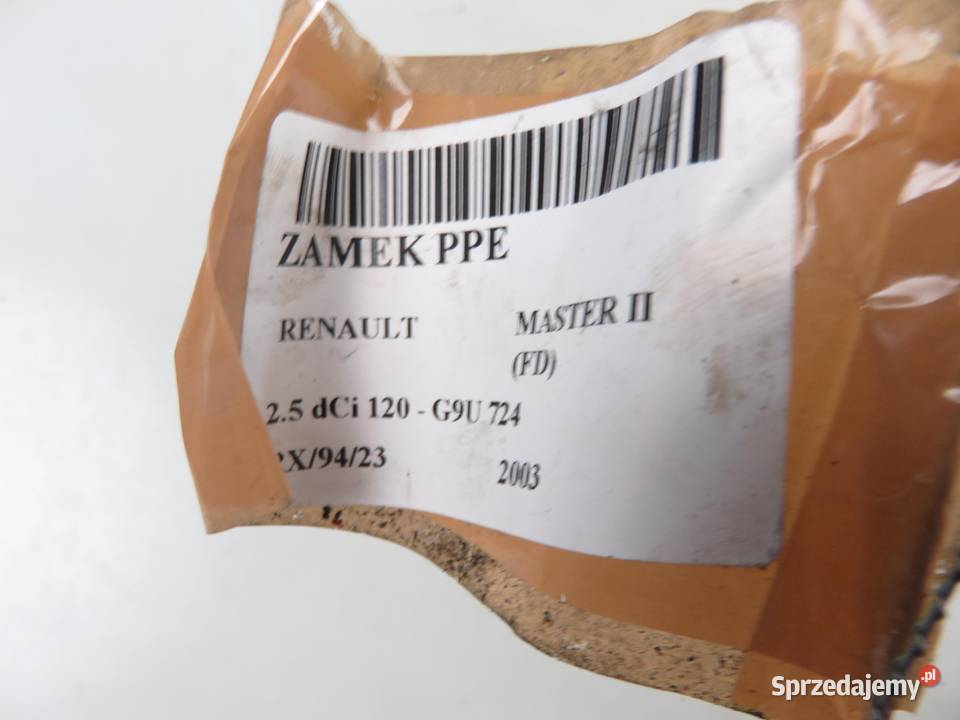 ZAMEK PRAWY PRZEDNI RENAULT MASTER II