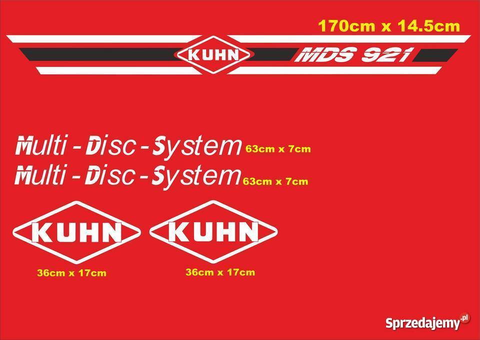 naklejki kuhn mds 921 i inne Jeżewo