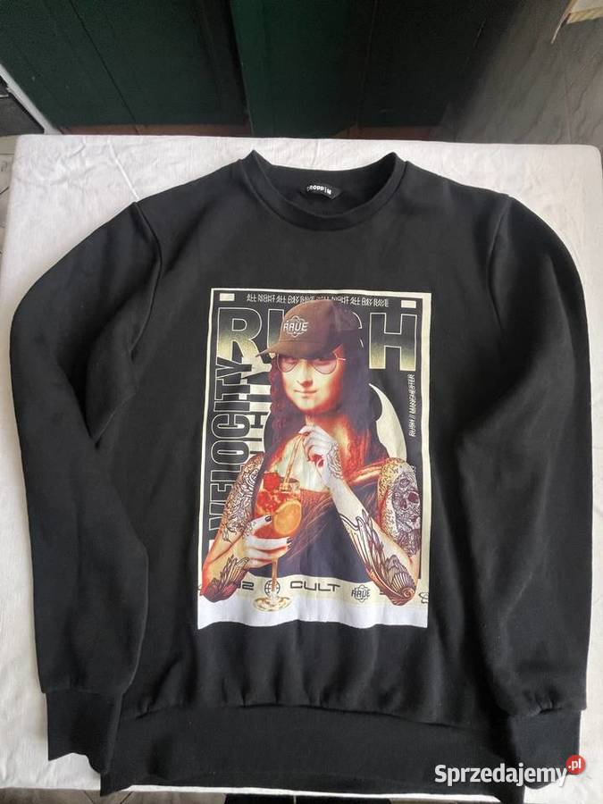 Bluza męska CROPP bez kaptura M czarny Sochaczew