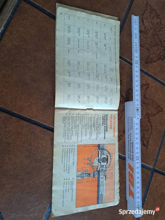 Instrukcja obsługi Fiat 126p Pozostałe sprzedam