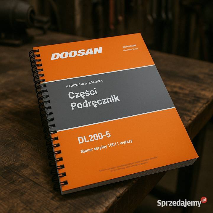 DOOSAN DL2005 katalog części język polski Gdańsk sprzedam