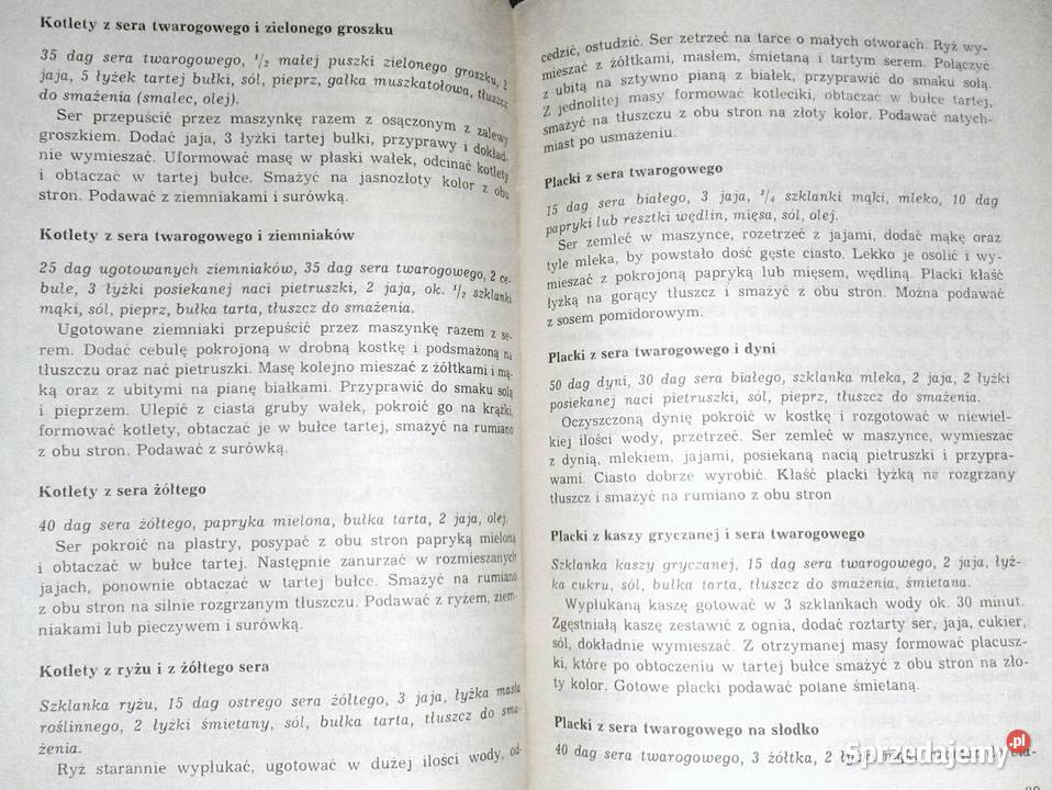 Potrawy z produktów mleczarskich Danuta Sadowska Chełm