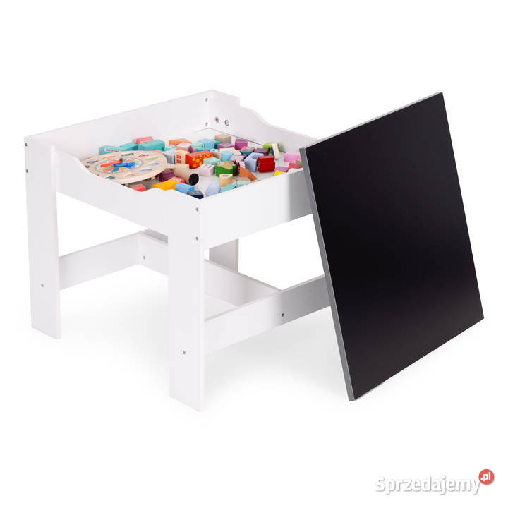 Zestaw mebli dzieci stolik 2 krzesła tablica