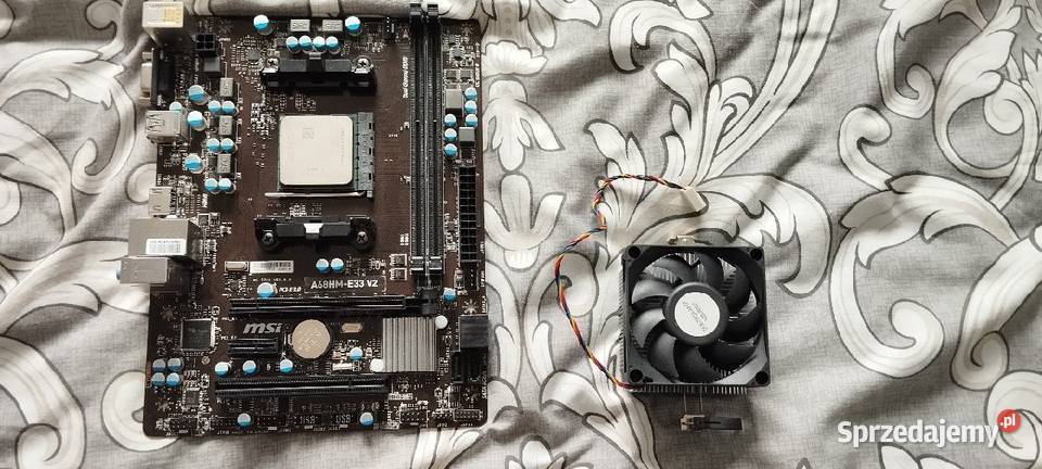 Płyta główna MSI A68HME33 V2 z procesorem AMD A4 wielkopolskie Poznań sprzedam