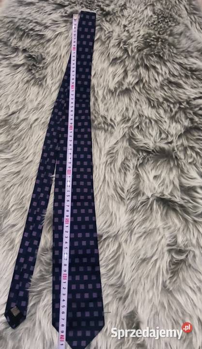 Krawat MarksSpencer krawat czarny kratka Warszawa