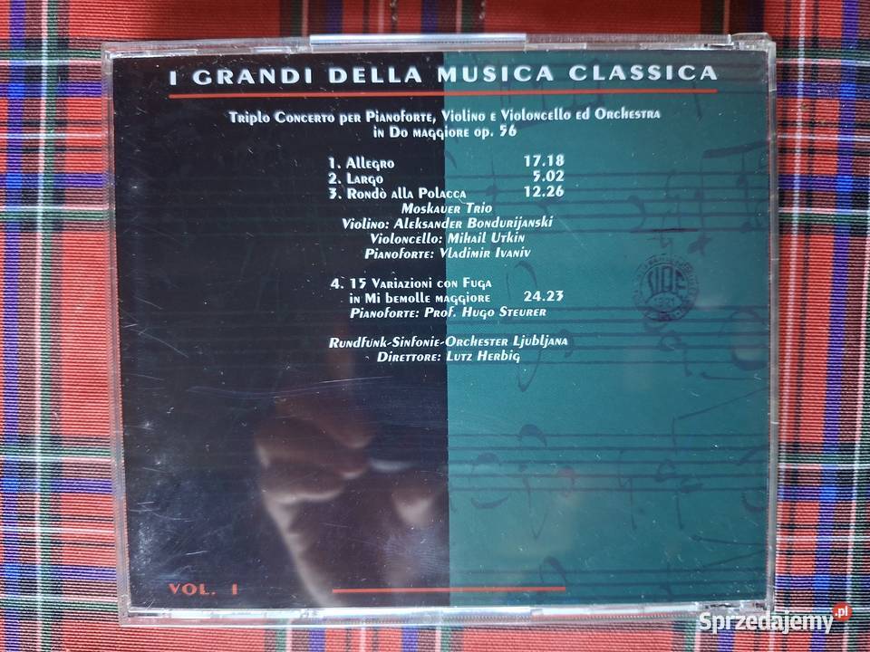 I Grandi Della Musica Classica Bethoven 3CD małopolskie