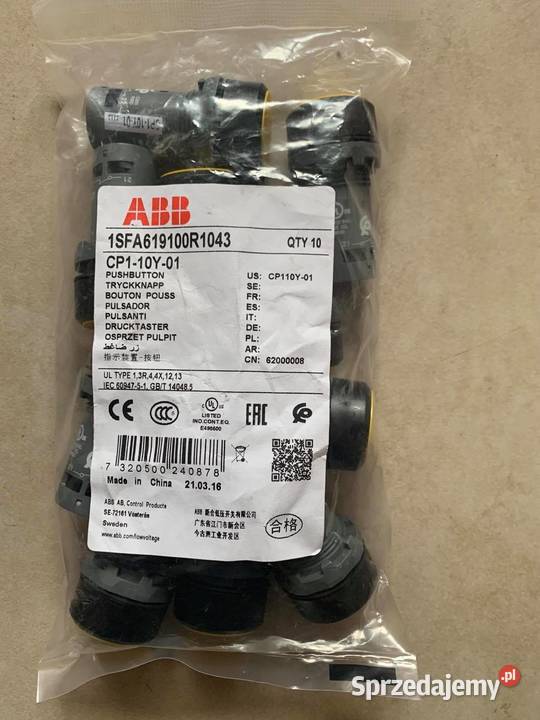 ABB CP110Y01 Compact Pushbutton Przycisk No