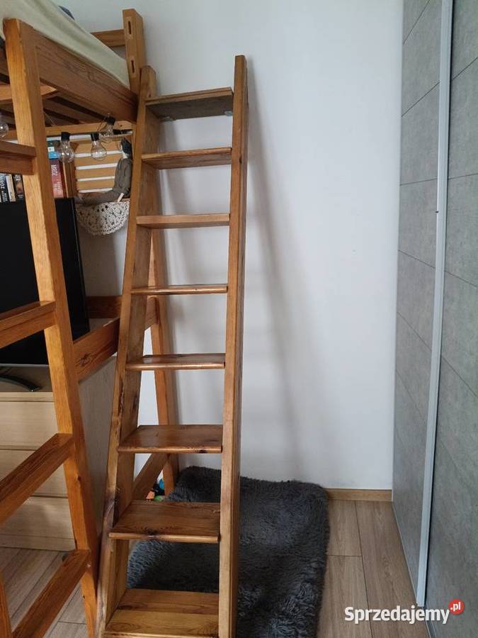 Antresola drewniana 2000x1400 solidna drabina 180cm Pozostałe sprzedam