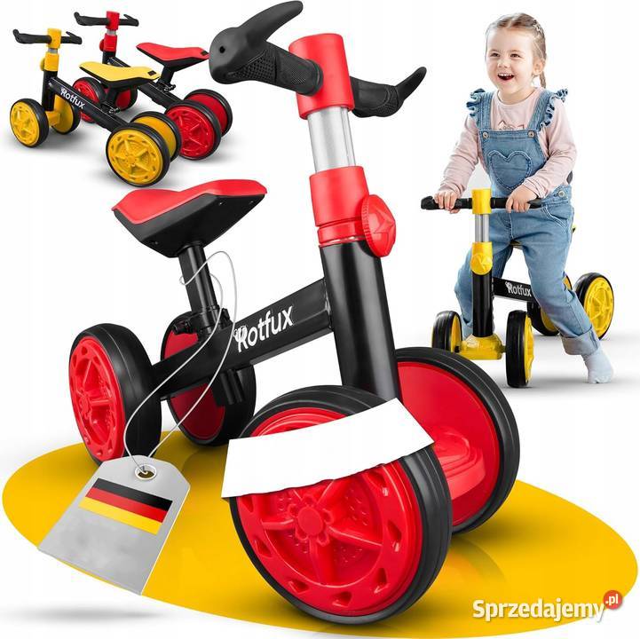 Rowerek biegowy dziewczynkichłopca Rośnie razem Myszyniec