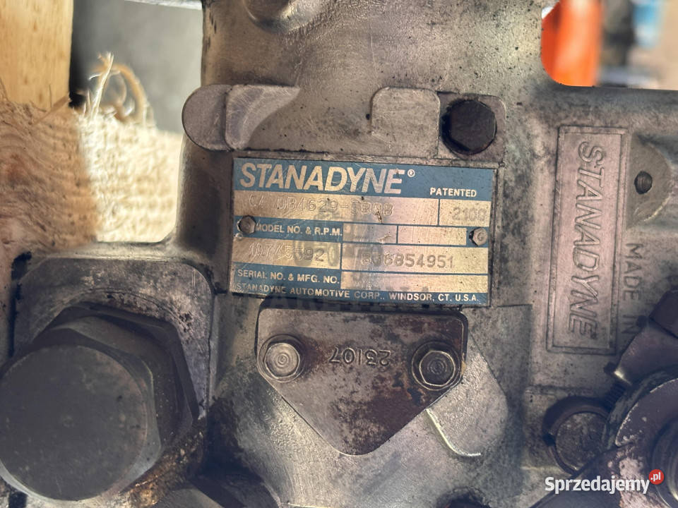 Stanadyne DB46295808 Pompa Wtryskowa AGCO Sisu wielkopolskie Jastrzębniki