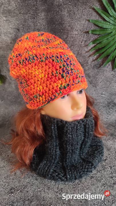 Kolorowe czapki handmade Kraków