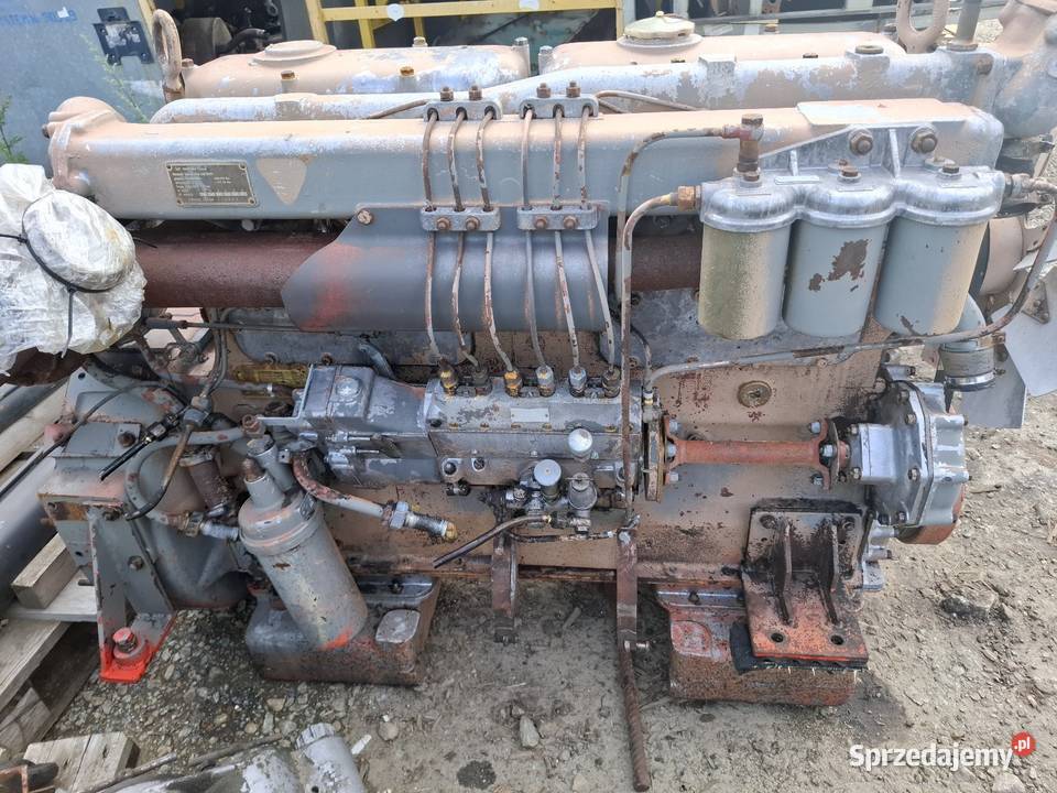 Silnik Leyland SW 680 turbo kombajn zbożowy BS Bizon Zbożowe Targoszyn