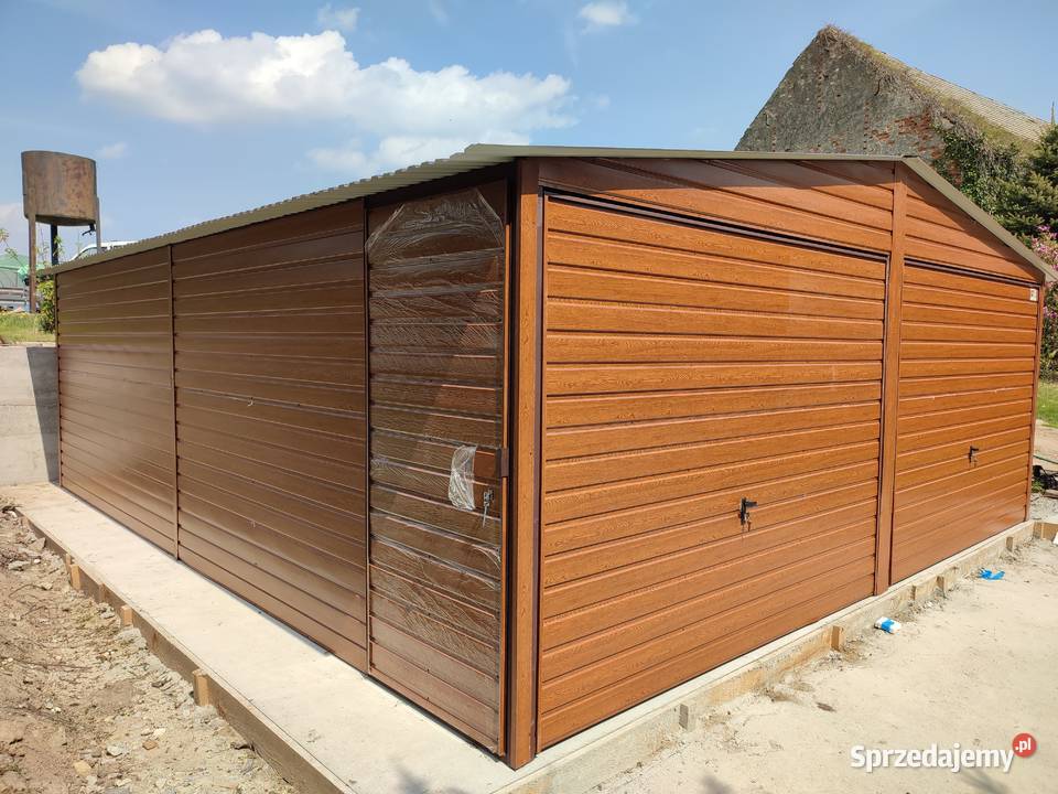 Garaż Blaszany z Zadaszeniem Złoty Dąb Grzywstal Pozostałe wielkopolskie Rawicz