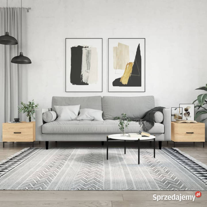 Stoliki kawowe 2 dąb sonoma 50x50x40 WM829403 mazowieckie Warszawa