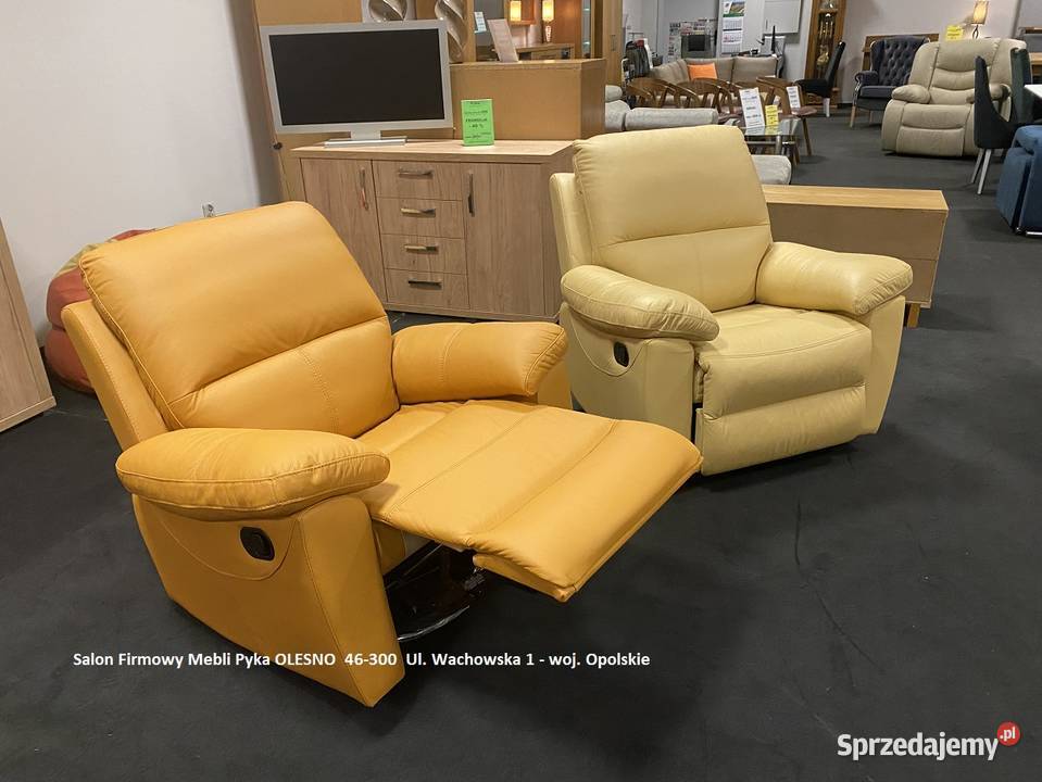 Nowy Fotel GALAXY Bujany Obrotowy Funkcja Relax Olesno sprzedam