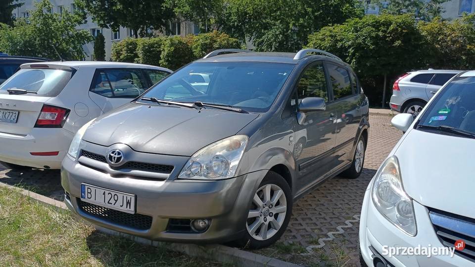 Toyota Corolla Verso 20 D4D 115 Uszkodzony manualna Białystok