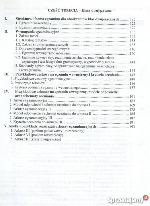 Matura z angielskiego Informator Sylabus małopolskie Oświęcim