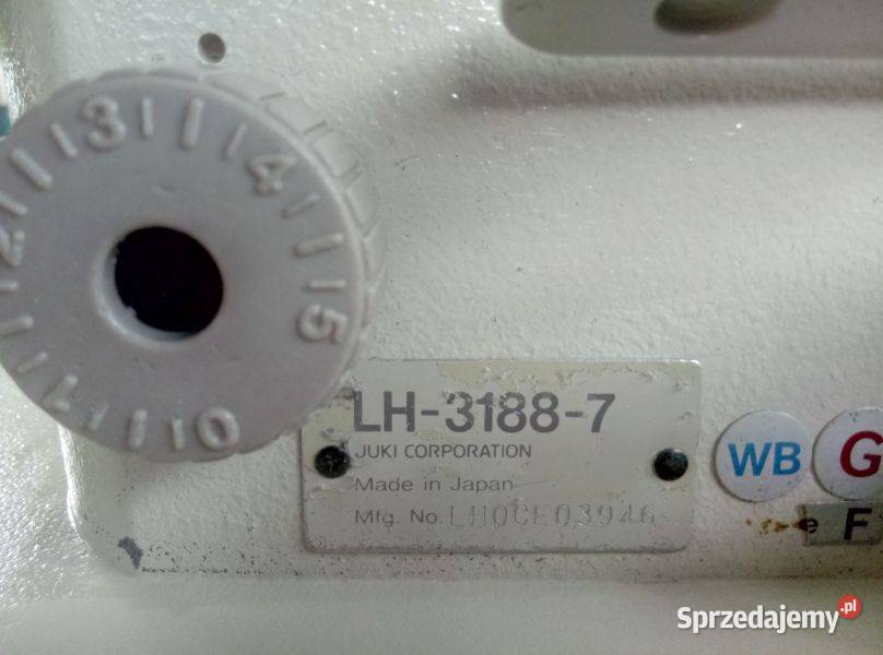 Dwuigłówka JUKI LH 31887 Puler Servo 230V Pfaff dolnośląskie Wałbrzych