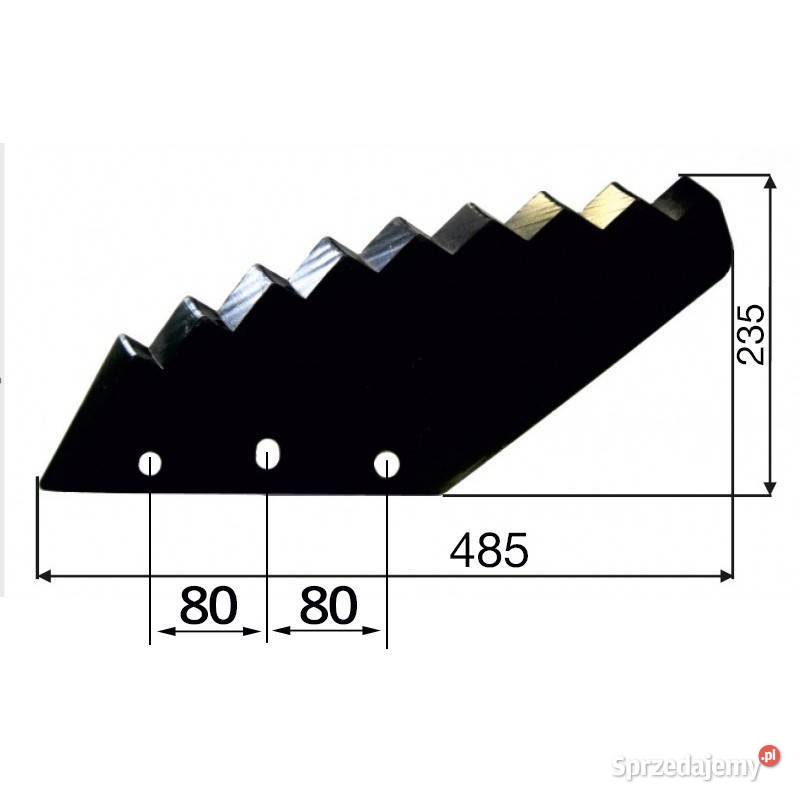 Nóż do paszowozu 530x8 mm Kuhn zamiennikśrednica małopolskie Kamionna