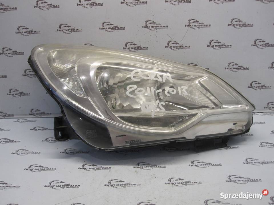 OPEL CORSA D LIFT lampa prawa przód 13392708 Lampy przednie