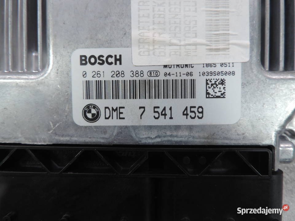 BMW E46 N46 Komputer silnika 7541459 DME Nowy Sącz