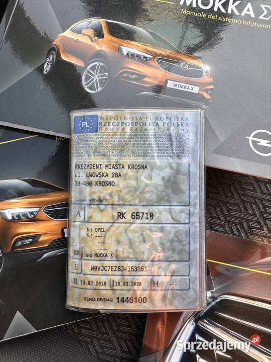 Opel Mokka X 14 Turbo 140 LPG Landi Renzo 2018 nieuszkodzony