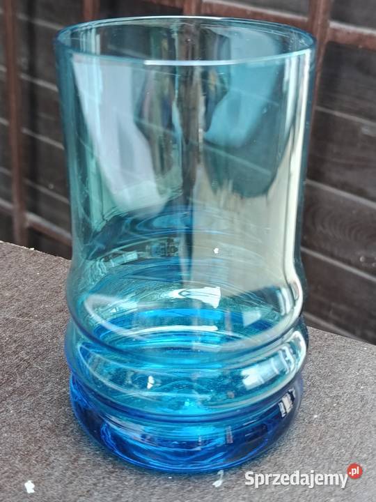 Szklanki niebieskie 6 sztuk Warszawa sprzedam