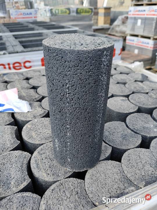 Palisada Q11 grafit palisady okrągłe półksiężyc