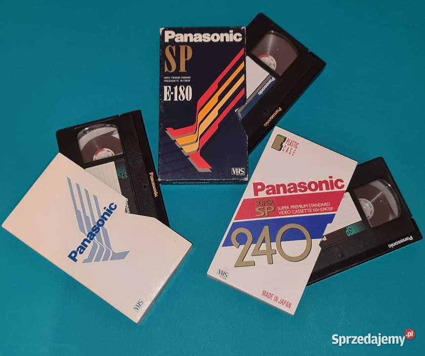 Panasonic Kaseta Video VHS x 3 Made in Japan Warszawa