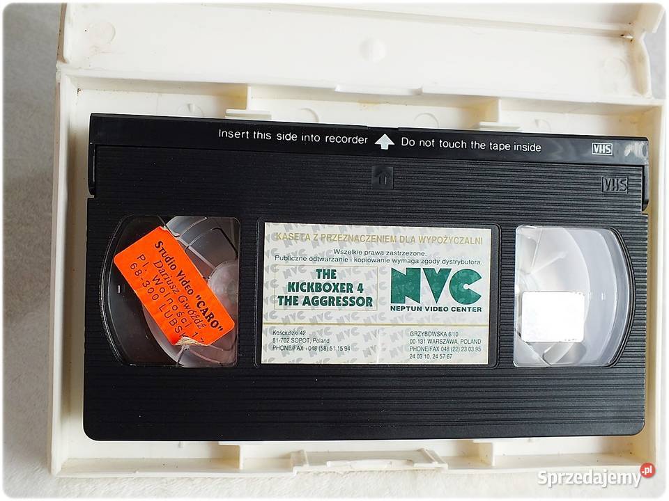 Kaseta VHS Kickboxer 4 The Aggressor ORYGINAŁ Żary