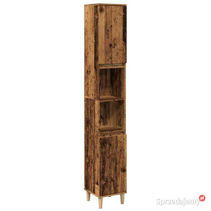 Szafka łazienkowa stare drewno 30x30x190 mazowieckie Warszawa