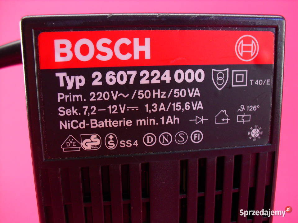 Ładowarka BOSCH Typ 2 607 224 000