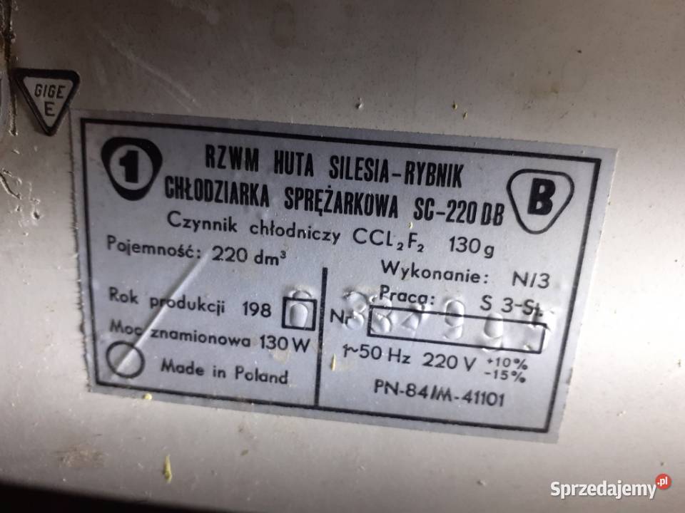 Lodówko zamrażarka Silesia SC 220 Kielce