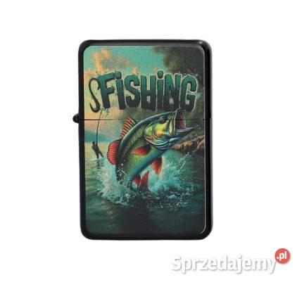 Zapalniczka Benzynowa Wędkarska Rybak i Szczupak Ostrowy nad Okszą