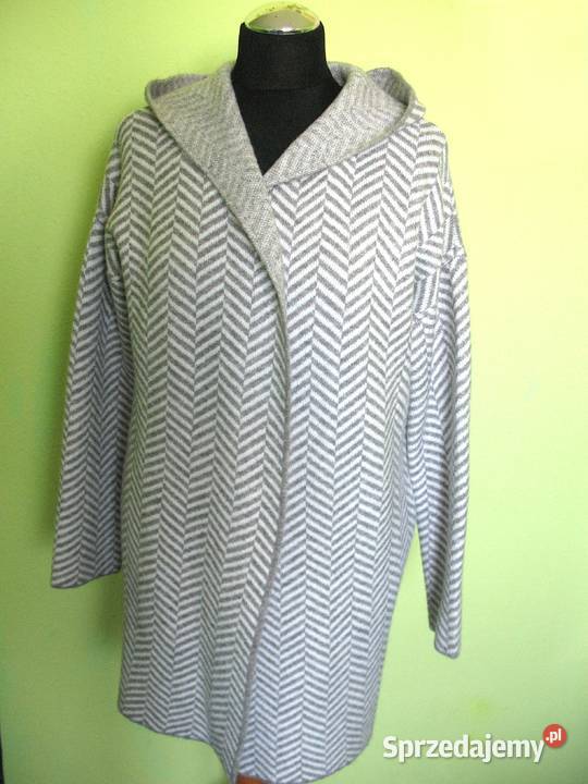 Kardigan sweter z kapturem 36 S biust 110 Nowy Siedlce