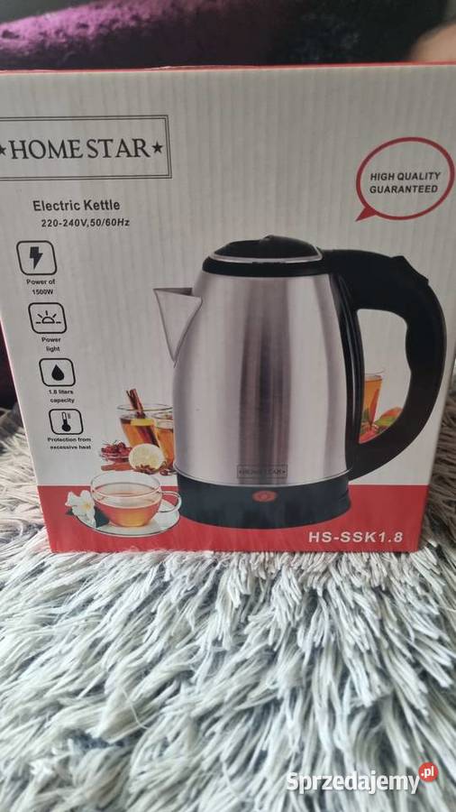 Nowy czajnik elektryczny HomeStar 18L 1500W podlaskie Białowieża
