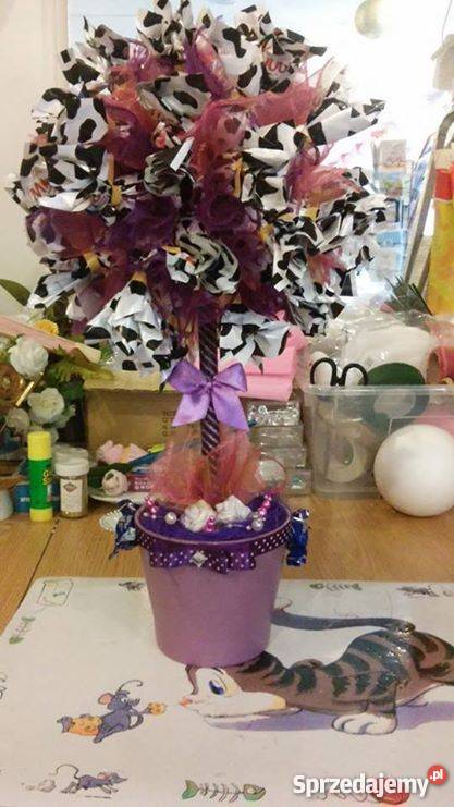 Drzewko z cukierków ślub urodziny Wołomin