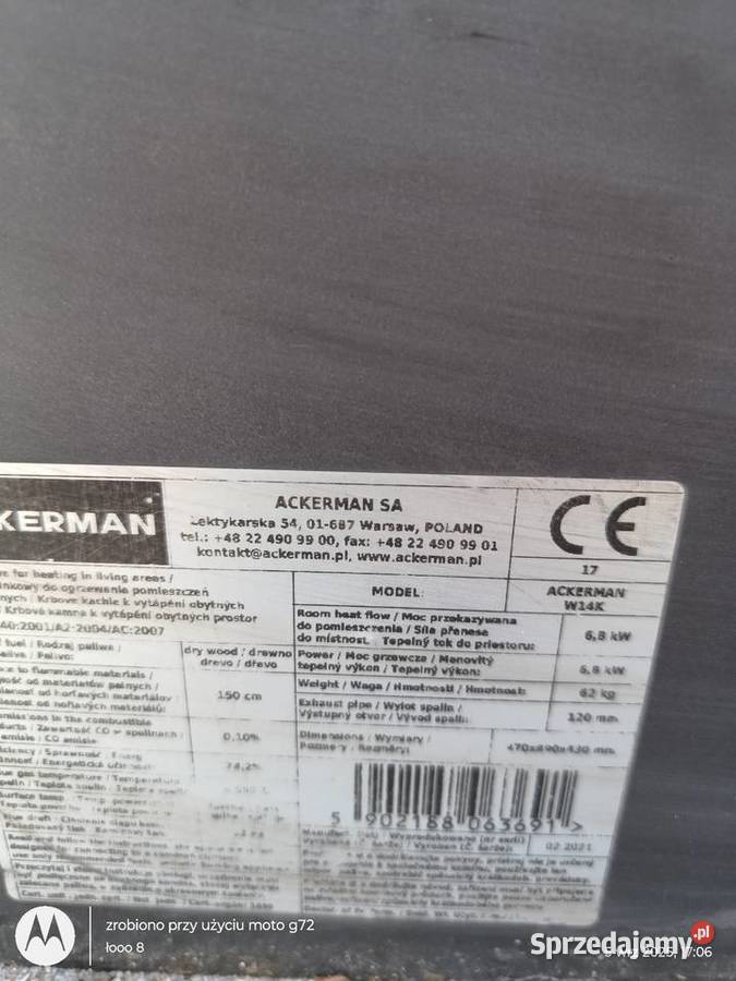 Piecyk szamotowy Kominki Szkocja