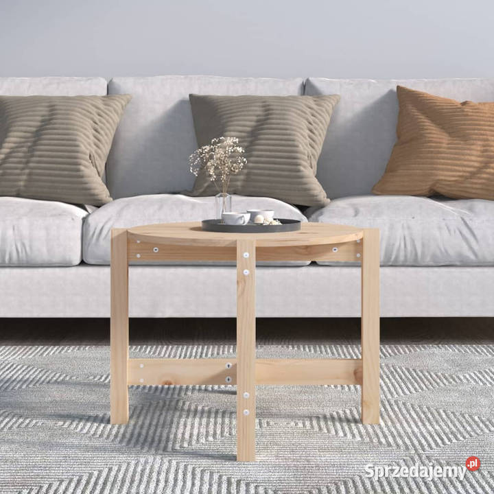 Stolik kawowy 625x45 lite drewno sosnowe