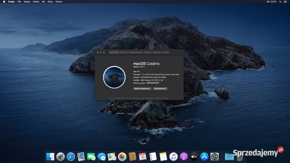 System Catalina do MacPro 31 41 MacBookPro Air Mońki