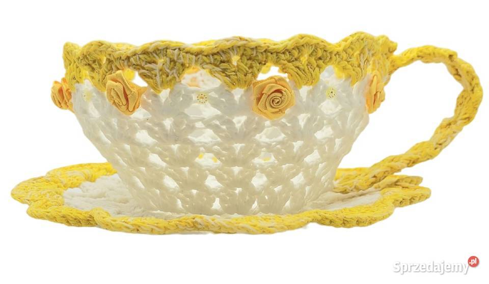 Filiżanka na słodycze ręcznie wykonana małopolskie Krzywaczka