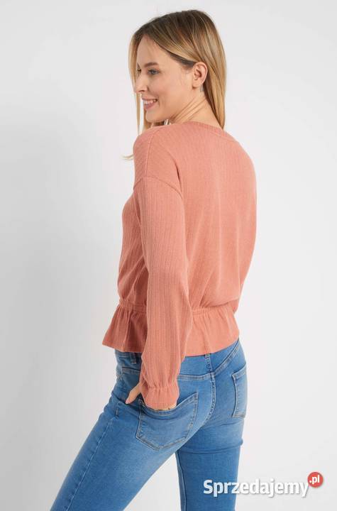 Nowa bluzka Orsay M 38 sweter brzoskwiniowo różowy Bluzki i koszule Szczecin sprzedam