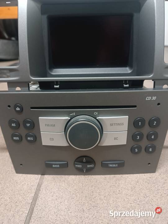 Radio CD30 z wyświetlaczem BID i ramką do Opel Pozostałe Jaworzno