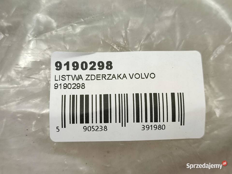 LISTWA ZDERZAKA LEWY PRZÓD VOLVO V70 II 19992007 lubelskie
