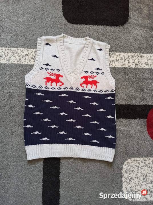 Sweterek bezrękawnik chłopięcy Kraków